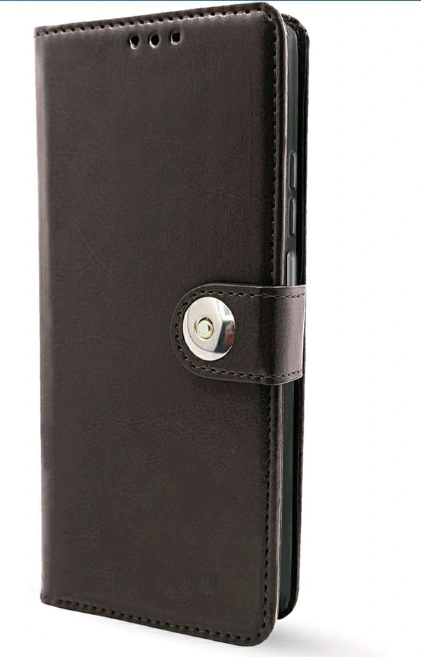 Magnetic Closure Flip, Wallet Case Cover for Vivo Y16 (Leather,TPU,Brown - Blue