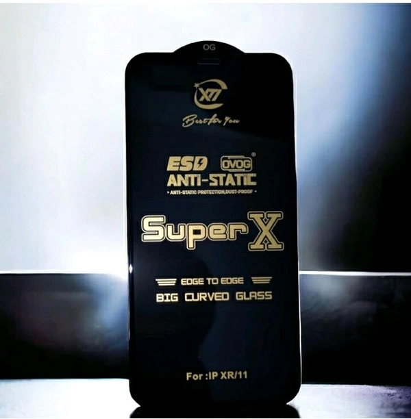 Supar X Screen Guard Glass Vivo Y20 - Black