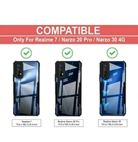 Back Case Cover for Realme 7 / Realme Narzo 30 4G / Realme Narzo 20 Pro | Compatible for Realme 7 / Realme Narzo 30 4G / Realme Narzo 20 Pro Back Case Cover | (TPU + PC | Matte Black)