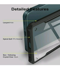 Back Case Cover for Realme 7 / Realme Narzo 30 4G / Realme Narzo 20 Pro | Compatible for Realme 7 / Realme Narzo 30 4G / Realme Narzo 20 Pro Back Case Cover | (TPU + PC | Matte Black)