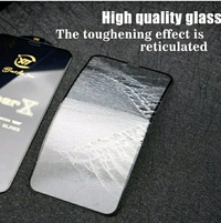 Sizuka Vivo Y17s - TS-X-Q10 Screen Guard Glass Premium Edge to Edge Super X Tempered Glass Screen Protector   - Black
