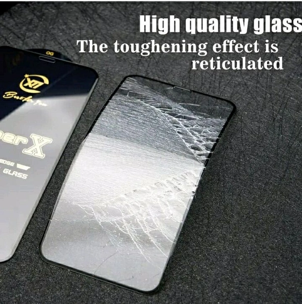 Sizuka Vivo Y17s - TS-X-Q10 Screen Guard Glass Premium Edge to Edge Super X Tempered Glass Screen Protector   - Black