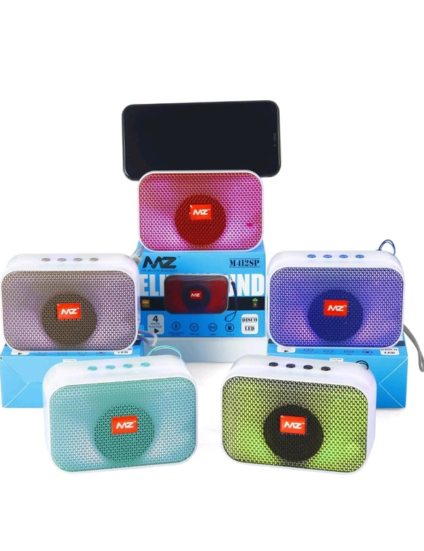 Mz  MZ M412SP (Portable Bluetooth Speaker) Dynamic Thunder Sound with High Bass 5 W Bluetooth Speaker 1200mAh Battery₹369.00 with 54 percent savings - Red