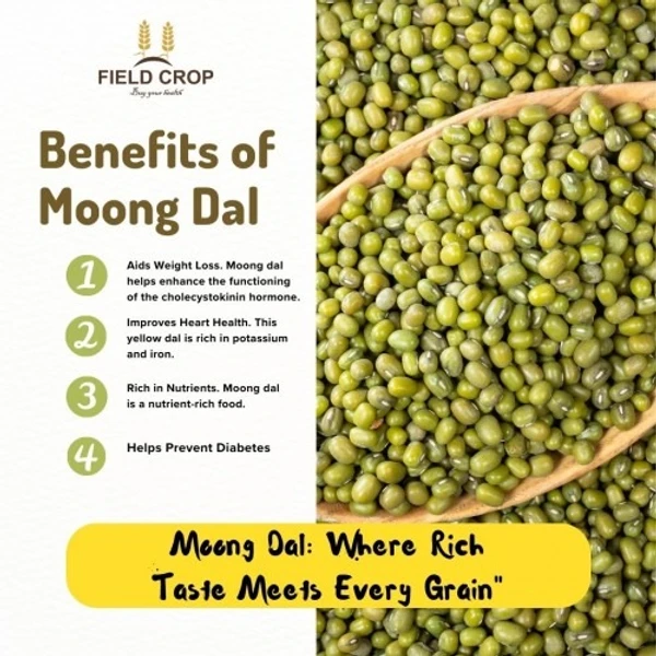 Unpolished Moong Dal-500gm - 1 kg