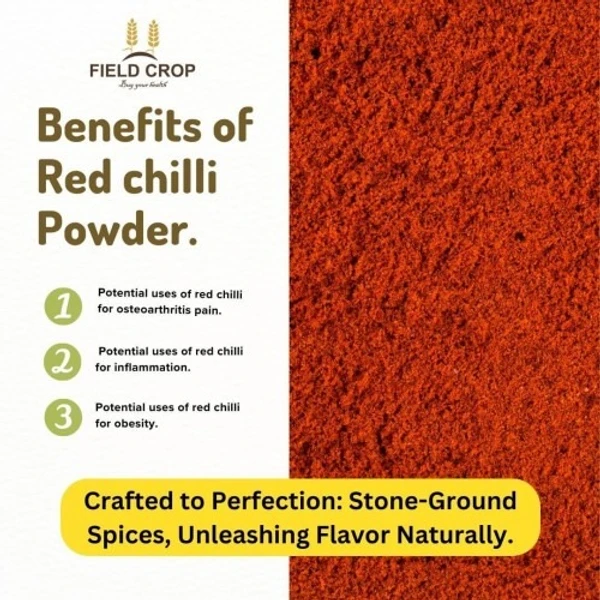 Handpounded Chilli Powder - red, 200gm