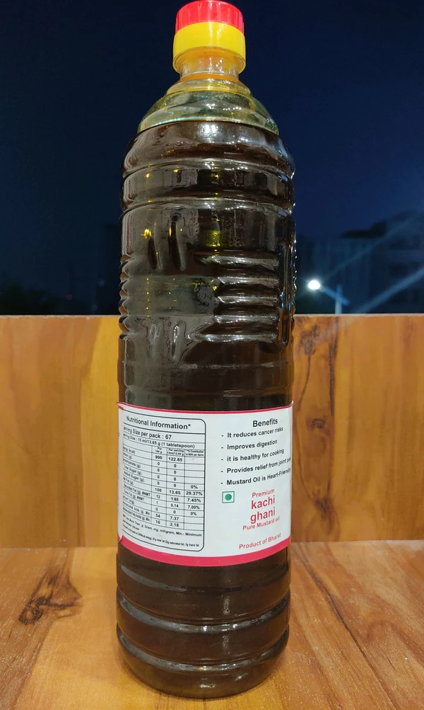 Kachi Ghani Mustard Oil - 1000ml