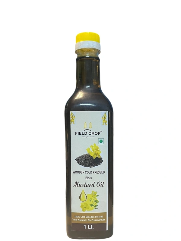 Wooden Cold Pressed Black Mustard Oil - 1000 ml