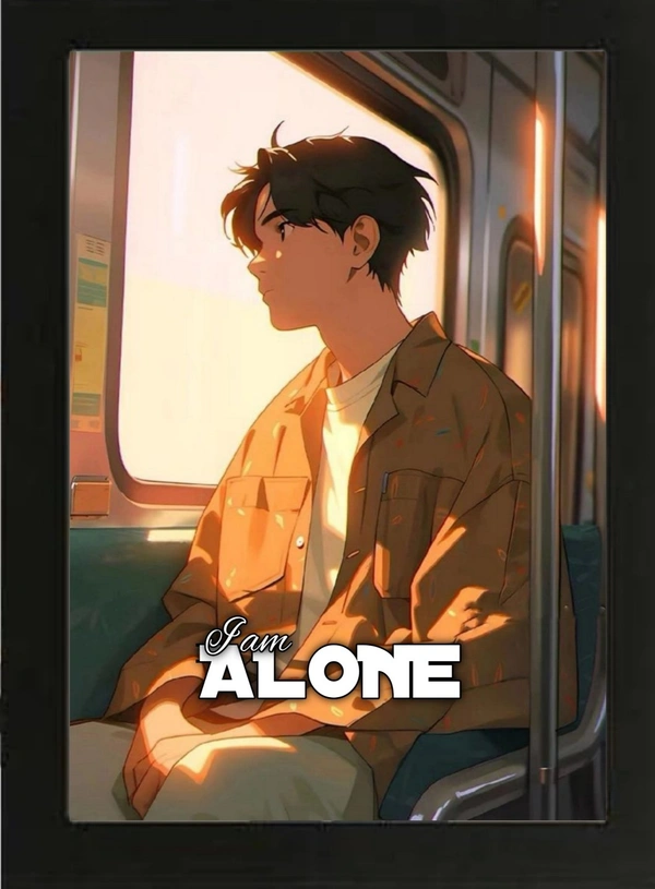 Alone Boy Photo Fream 