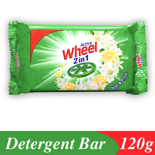 Wheel Active Green Detergent Bar - 120g