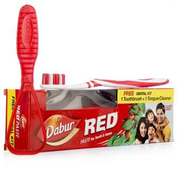 Dabur Red Toothpaste - 80g + Tooth Brush Free