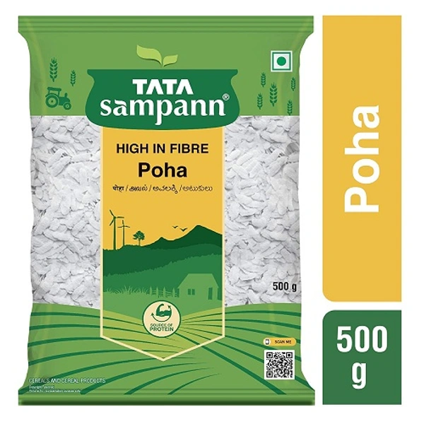 Tata Sampann Poha High Fiber - 500g