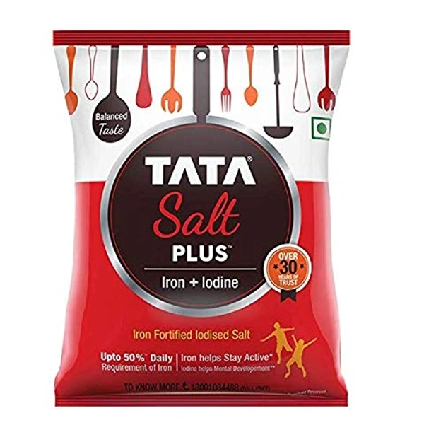 TATA Plus Iron Salt/Namak - 1Kg
