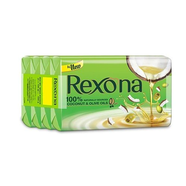 Rexona Coconut & Olive oils Bathing Bar - 4x100g