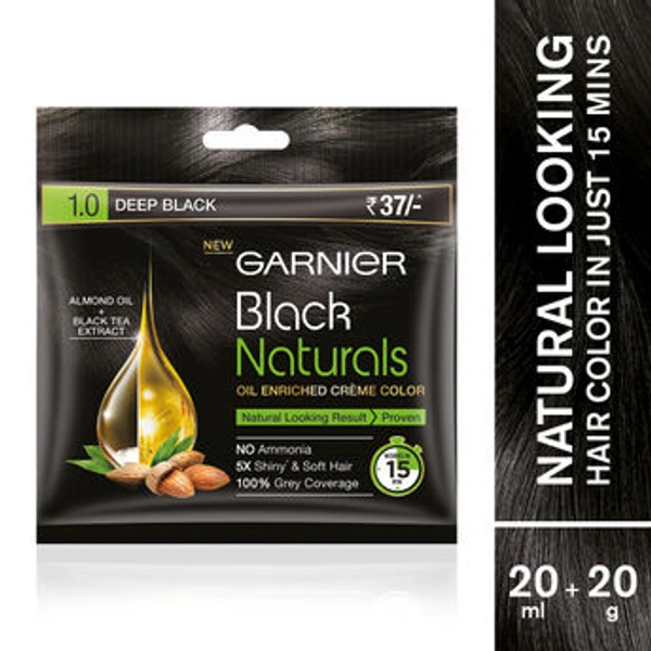 Garnier  Hair Color - 1.0 Deep Black 