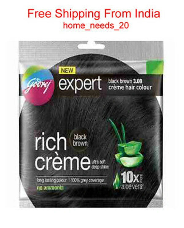 Godrej  Hair Color Expert - Black Brown 3.00