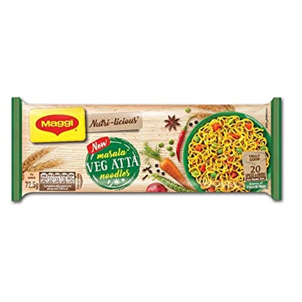 Maggi  Masala Veg Atta Noodles  - 290g