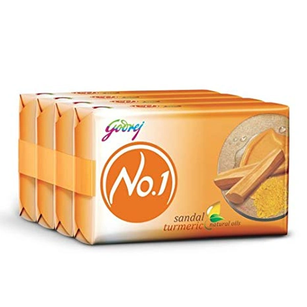 Godrej No.1 Sandal Soap - 4U x 57g each