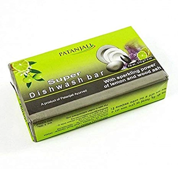 Patanjali Super Dishwash Bar  - 160