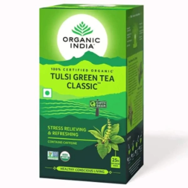 Organic India  Tulsi Green Tea Classic - 100g