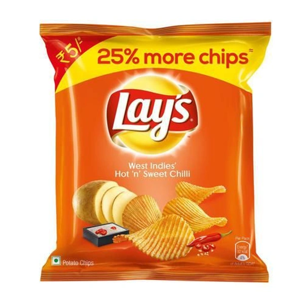 Lays Potato Chips - Hot 'n' Sweet Chilli Flavour