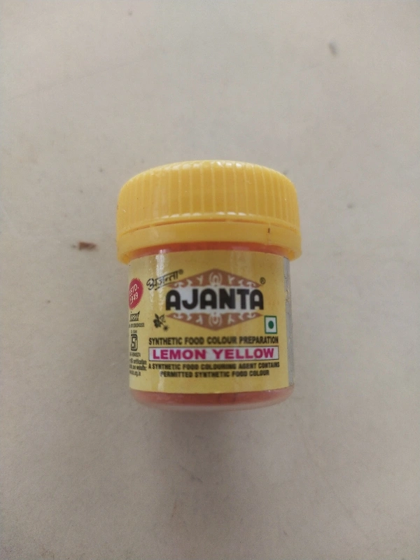 Ajanta Food Color - Lemon Yellow , 10g