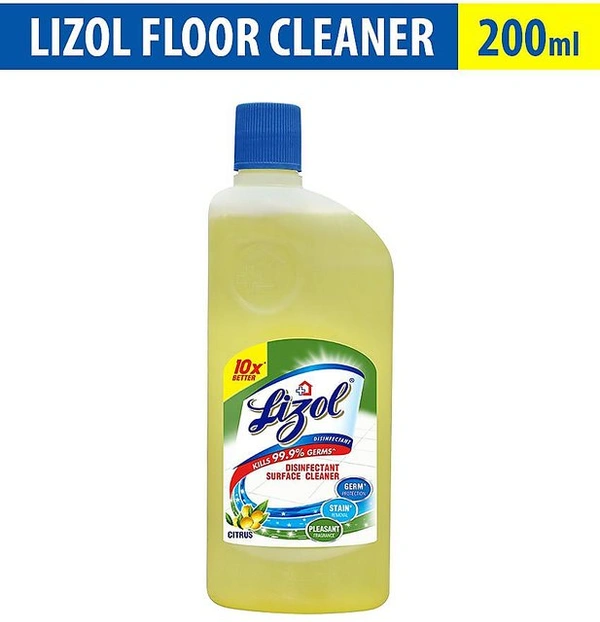 Lizol Disinfectant 200ml - yellow