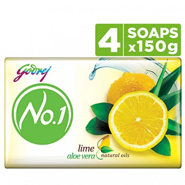 Godrej No 1 Lime Aloevera Bathing Soap