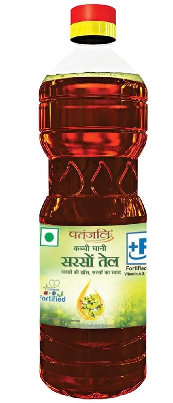 Patanjali Kacchi Ghani Mustard Oil 1 Ltr