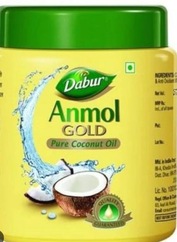 dabur Gold Anmol Coconut  HairOil 500ml [Free ₹36 Coconut Oil]