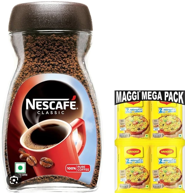 Nescafe Classic Cofee 90gm [Free Maggi Worth ₹55/-]
