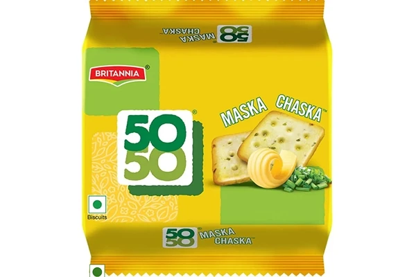 britannia 50 50 maska chaska biscuits 40.5 g