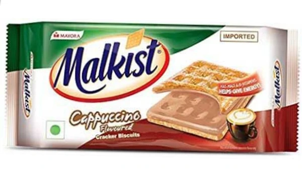 mayora malkist cappuccino flavoured biscuits 144g