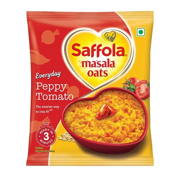 saffola masala oats peppy tomato 38g