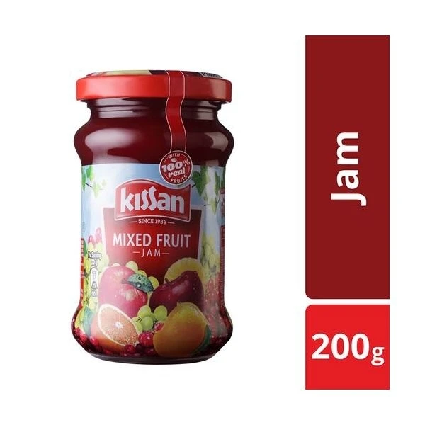 Kissan Mixed Fruit Jam Jar - 200 GM