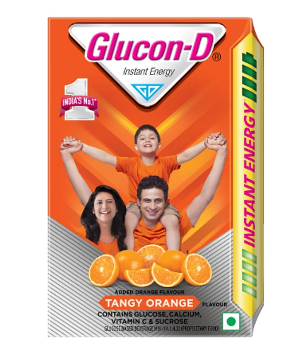 Glucon-D Tangy Orange - Tangy Orange, 450 GM