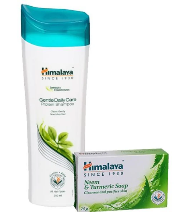 Himalaya anti dandruff shampoo 180ml [Free neem and turmeric soap] - FREE NEEM AND TURMERIC SOAP