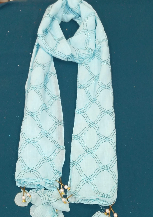 FANCY STOLES - Cyan Aqua
