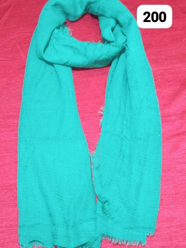 COTTON STOLE - Cyan Aqua