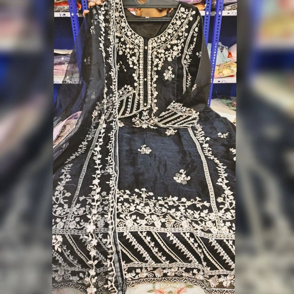 Pakistani Suits Black Colour - Black, XXL