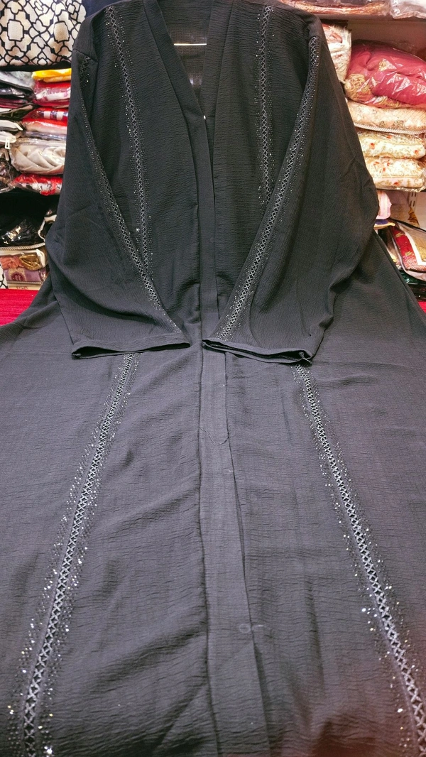 fancy abaya - 56 Inch 8xl, Black