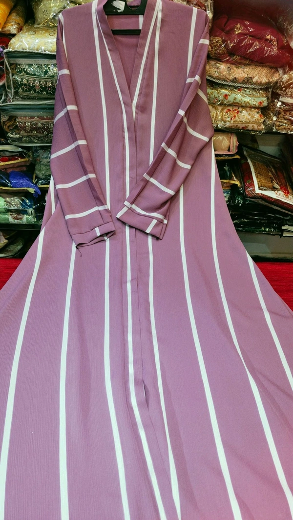 Fancy Abaya - 4xl 50inch, Pink Flamingo
