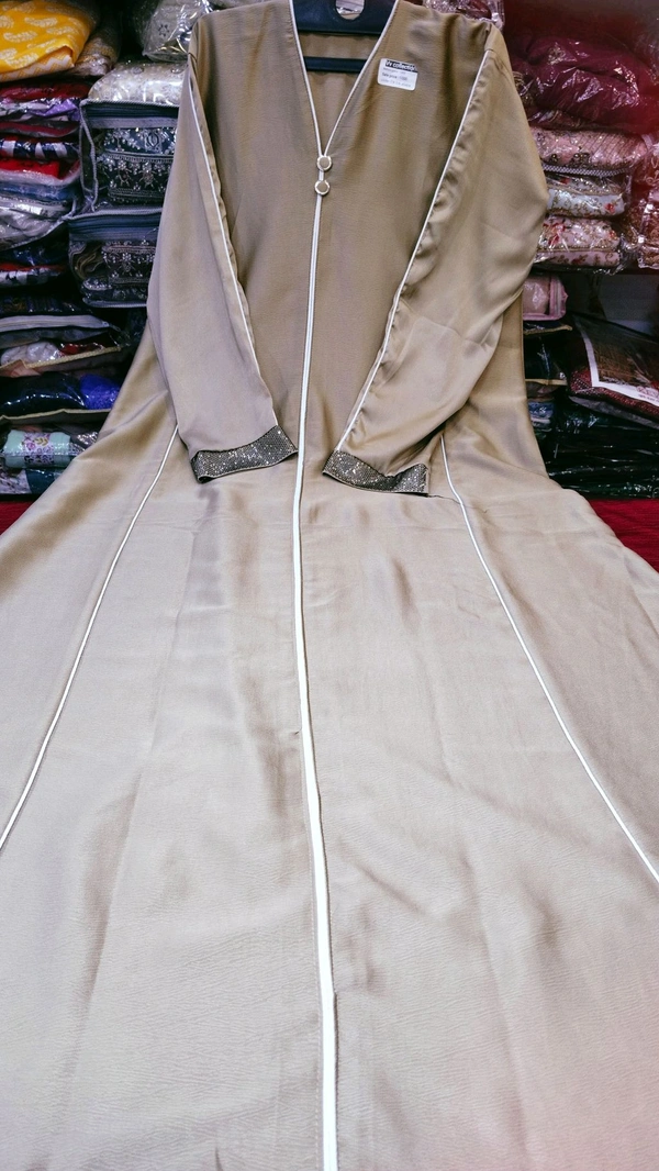Fancy Abaya - 5xl 52inch, Gold