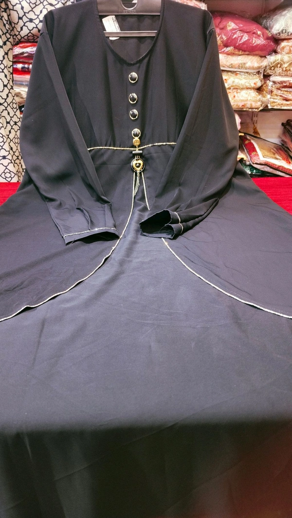 Fancy Abaya - Black, 4xl 50icnh