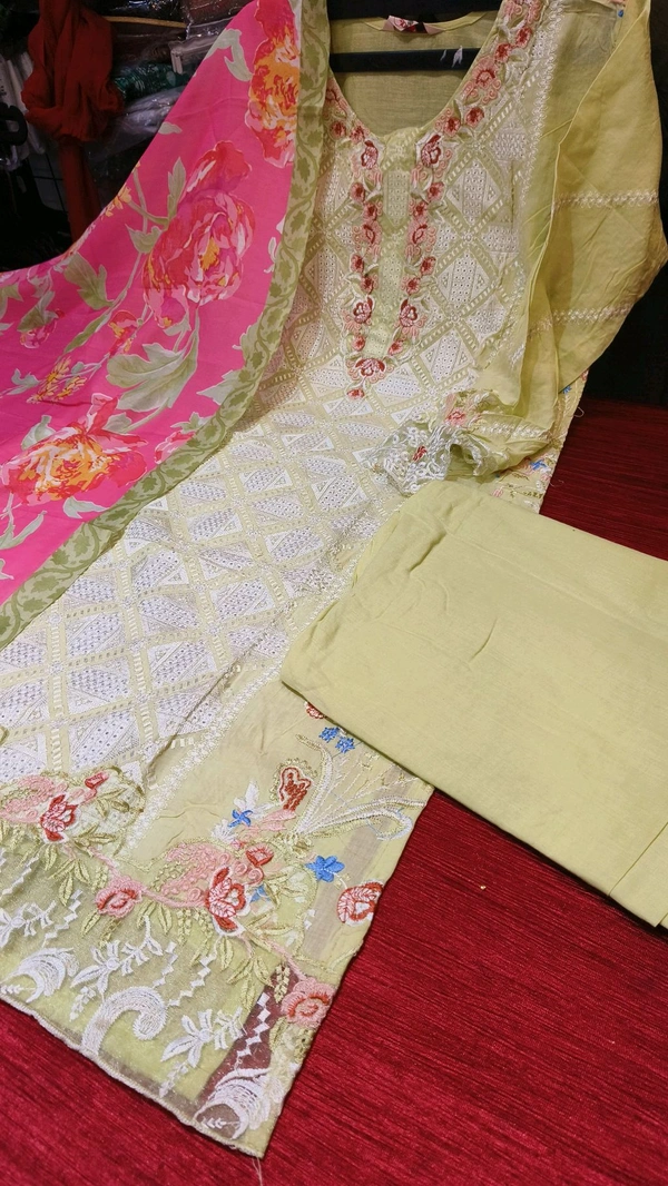 Pakistani readymade offer 1 green cotton - Green 2, Xxl