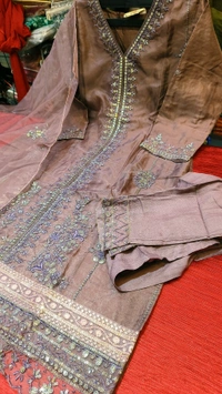 Pakistani readymade offer 1 - Brown, Xl