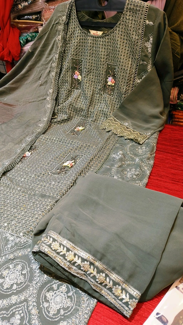 Pakistani readymade offer 1 - dark green, Xxl