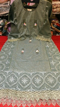 Pakistani readymade offer 1 - dark green, Xxl