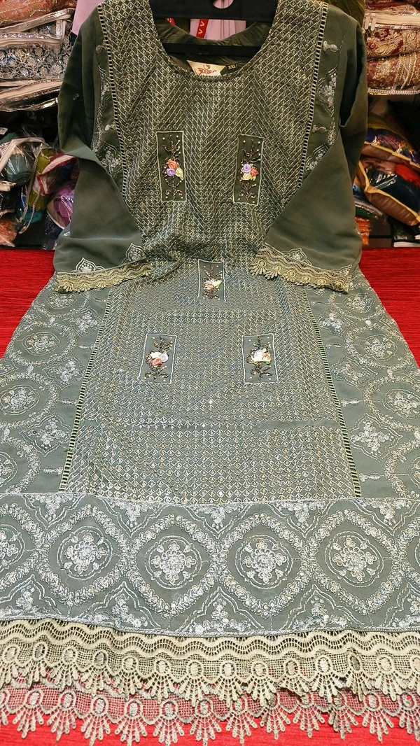 Pakistani readymade offer 1 - dark green, Xxl