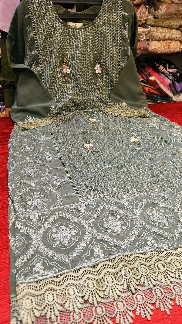 Pakistani readymade offer 1 - dark green, Xxl