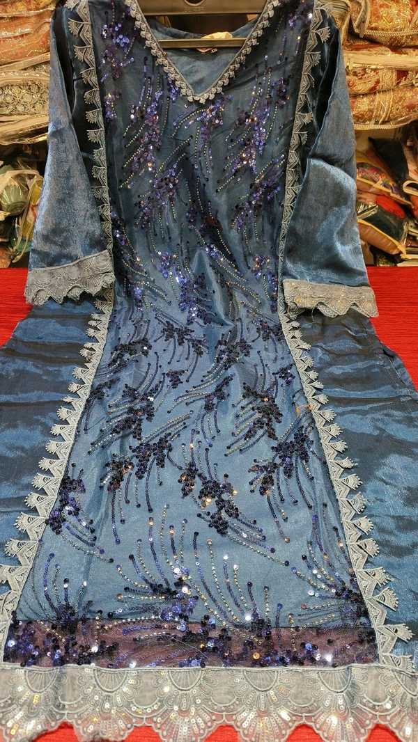 Pakistani readymade offer 1 - Blue, Xxl